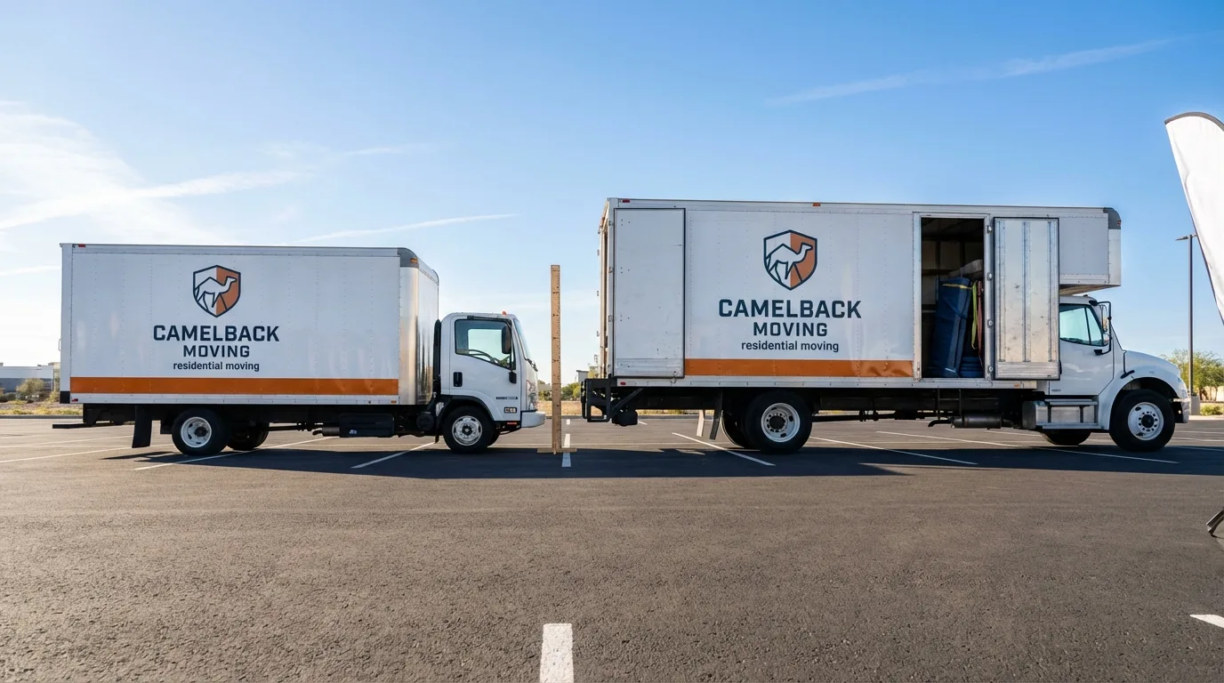 Moving truck size capacity guide in Bayboro